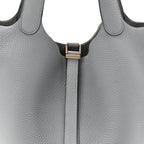 Taurillon Clemence Picotin Lock 22 MM Gris Pantin