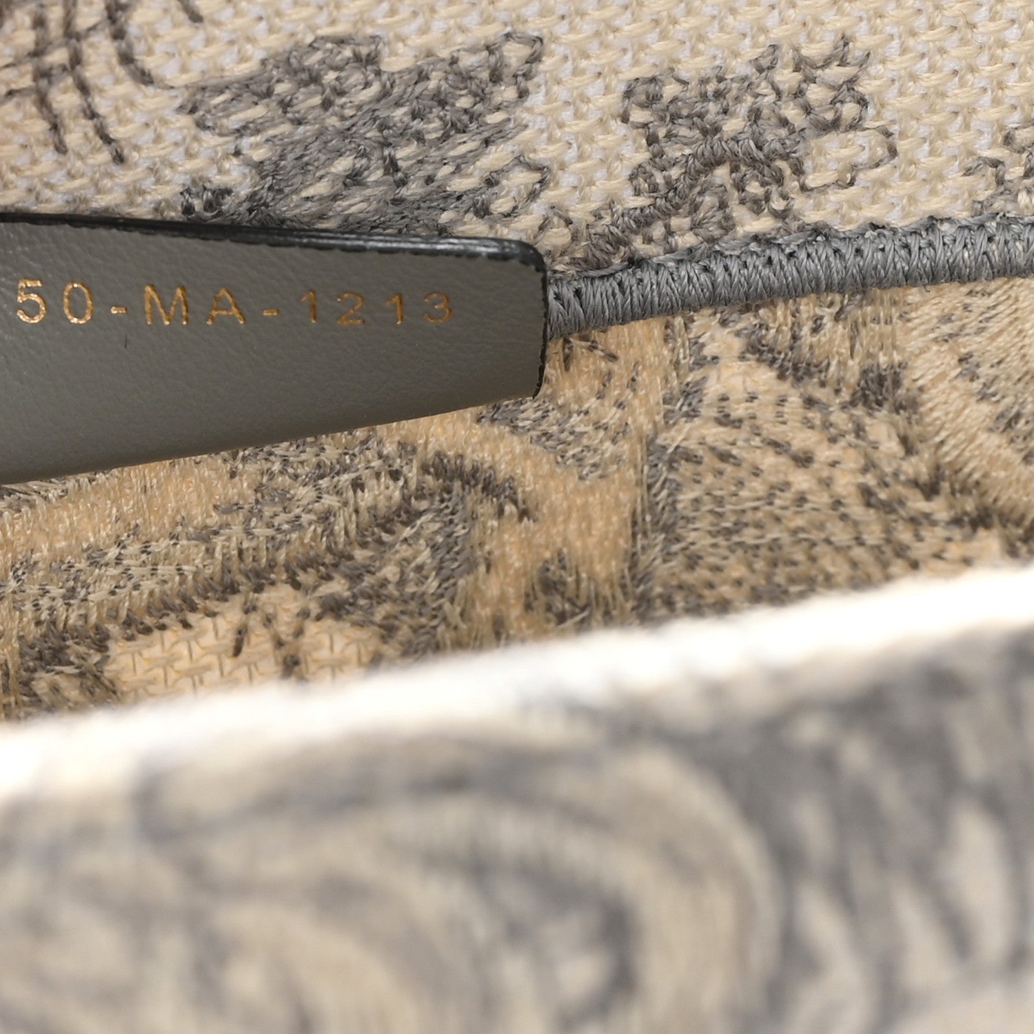 Canvas Embroidered Medium Dioriviera Toile De Jouy Book Tote Gray