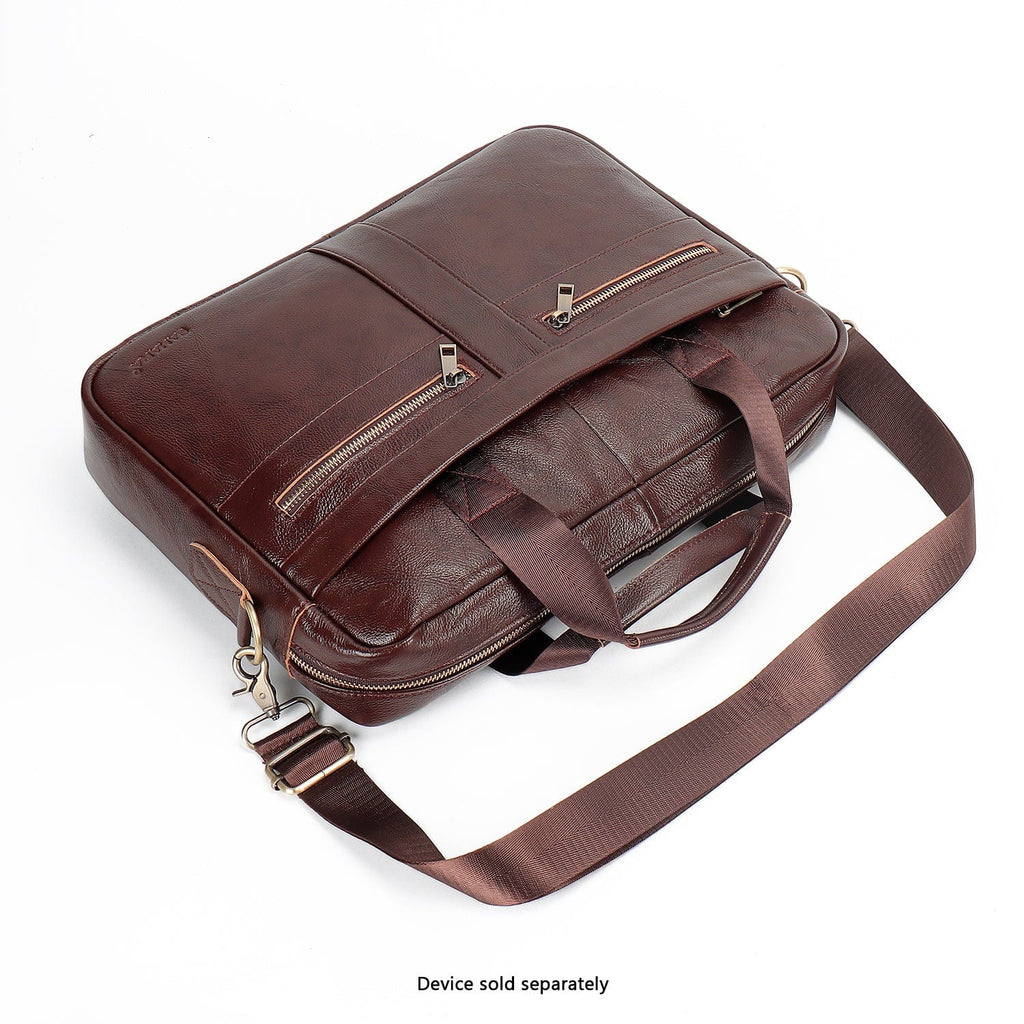 SAHARA - Genuine Leather Business Bag Briefcase - Laptops up to 16-inch