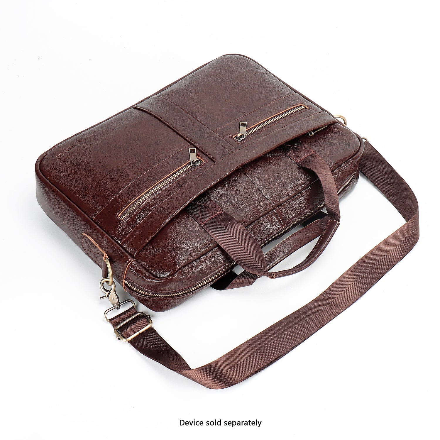 SAHARA - Genuine Leather Business Bag Briefcase - Laptops up to 16-inch