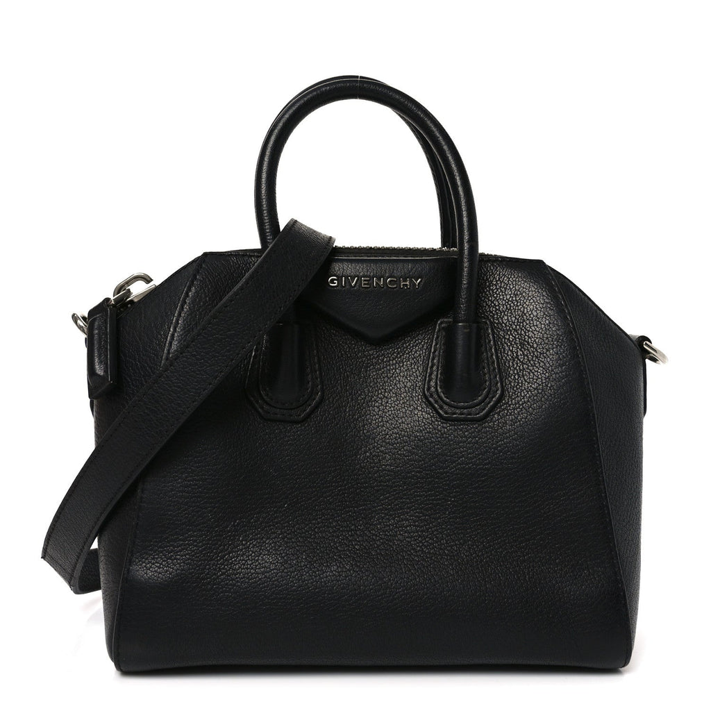 Sugar Goatskin Mini Antigona Black