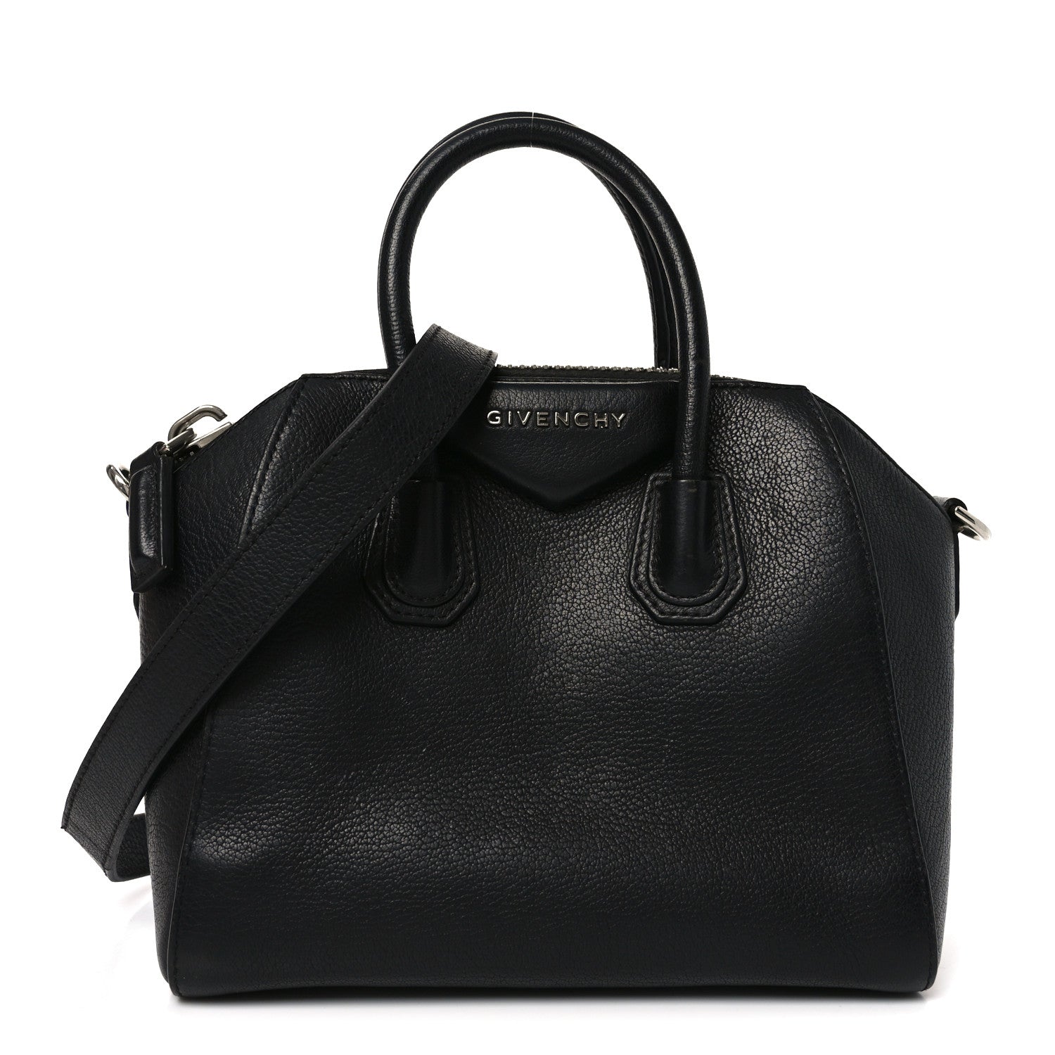 Sugar Goatskin Mini Antigona Black