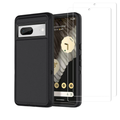 Entronix Bundle Compatible with Pixel 7a - Heavy Duty Case & 2 Clear Screen Protectors