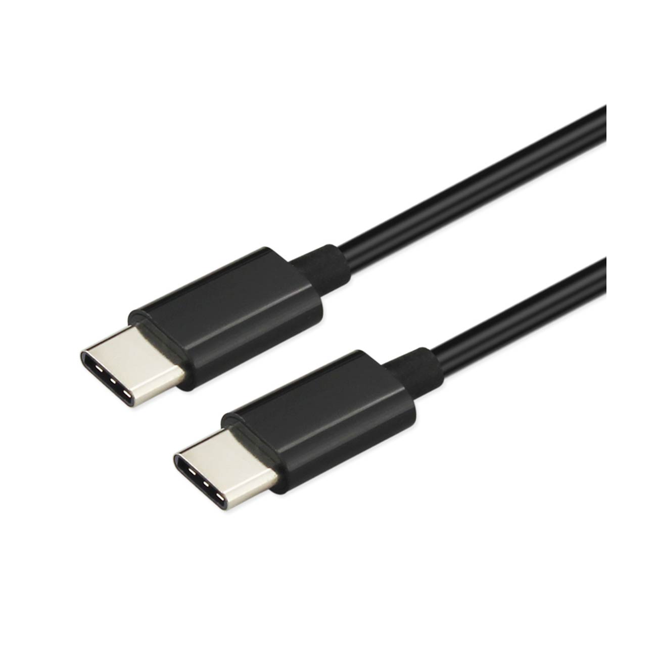 Usb C To Type C Charge & Sync Data Cable 3.3 Ft In Black