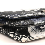 Canvas Printed Quilted 2.55 Reissue Wallet On Chain WOC White Black Navy Blue