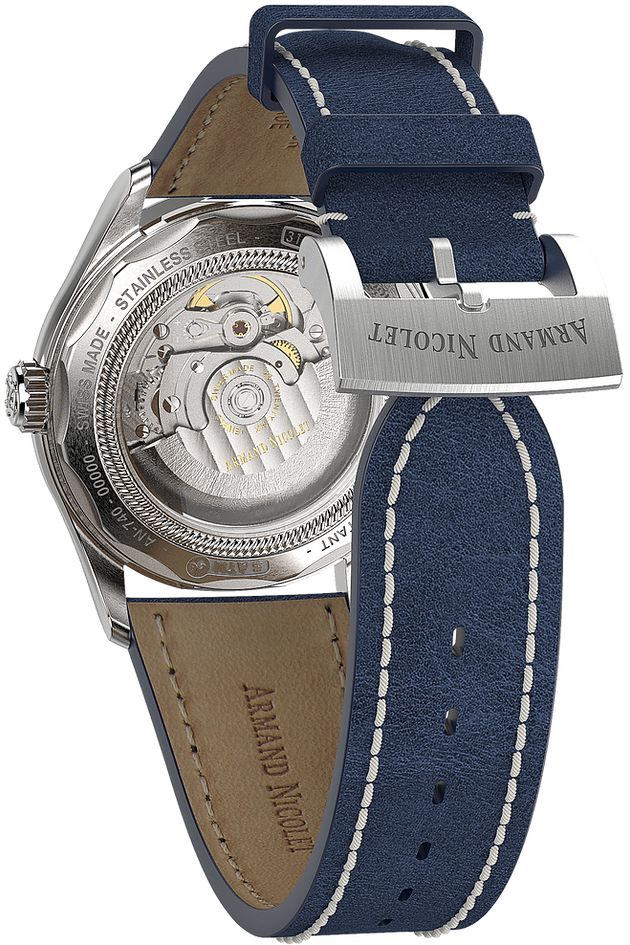 Armand Nicolet Men's Watch M02 Date 41mm Blue