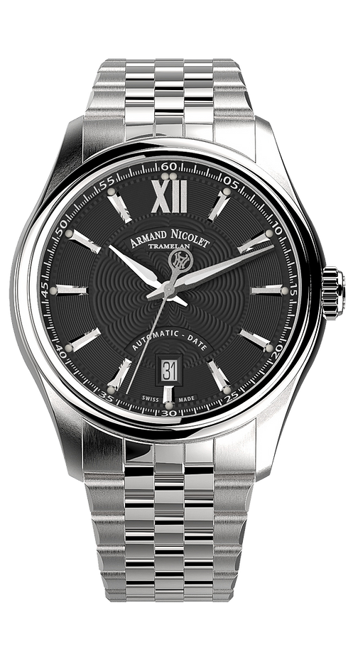 Armand Nicolet Men's Watch M02 Date 41mm Black