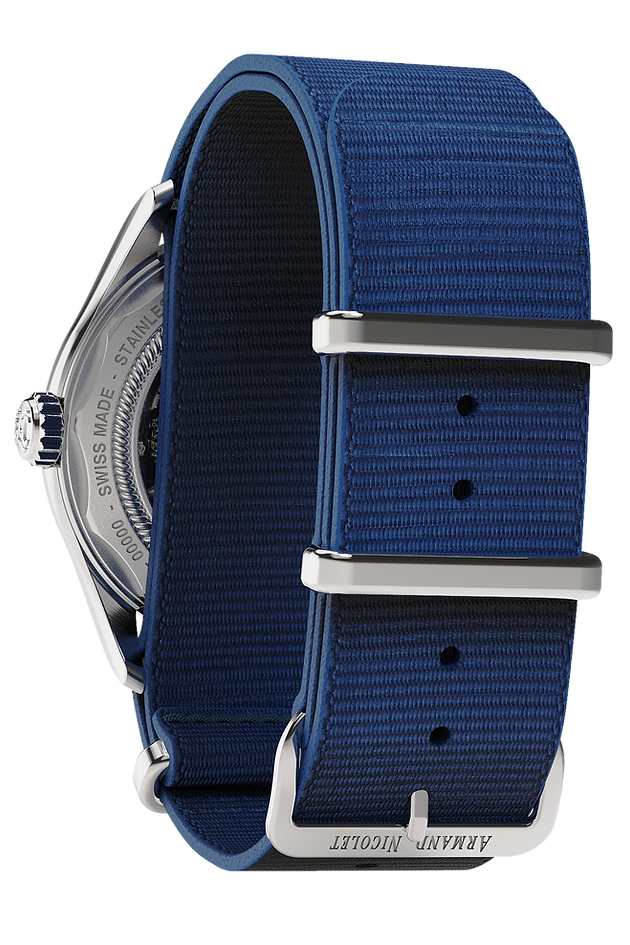 Armand Nicolet Men's Watch MM2 Date 41mm Blue