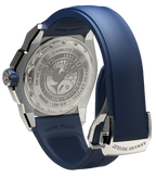 Armand Nicolet Men's Watch JS9 Date 41mm Blue Silver