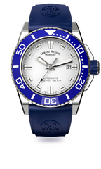 Armand Nicolet Men's Watch JS9 Date 44mm Blue Silver