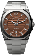 Armand Nicolet Men's Watch J09 Date 41mm Brown