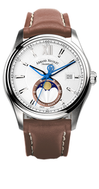 Armand Nicolet Men's Watch M02 Moonphase 41mm Silver