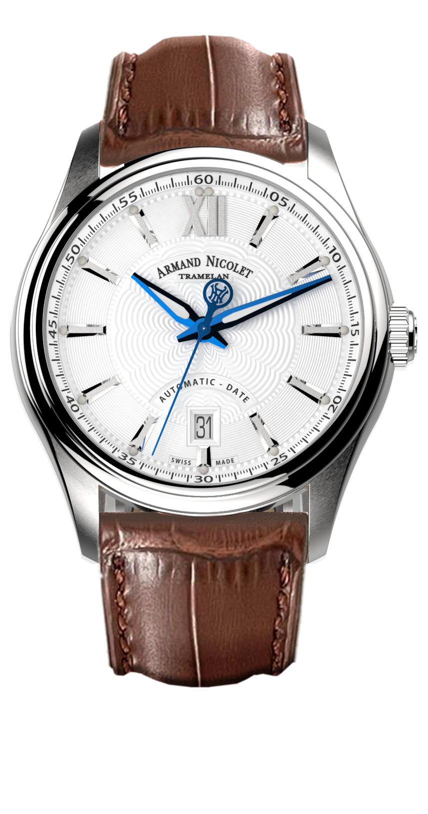 Armand Nicolet Men's Watch M02 Date 41mm Silver