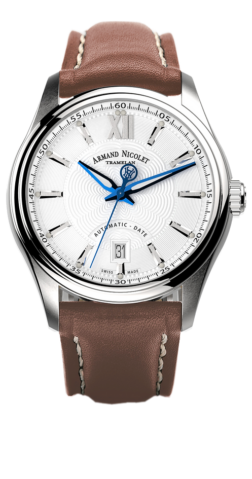 Armand Nicolet Men's Watch M02 Date 41mm Silver