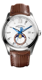 Armand Nicolet Men's Watch M02 Moonphase 41mm Silver