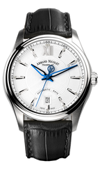 Armand Nicolet Men's Watch M02 Date 41mm Black Silver