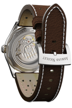 Armand Nicolet Men's Watch MM2 Date 41mm Beige Brown
