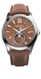 Armand Nicolet Men's Watch M02 Moonphase 41mm Brown Copper