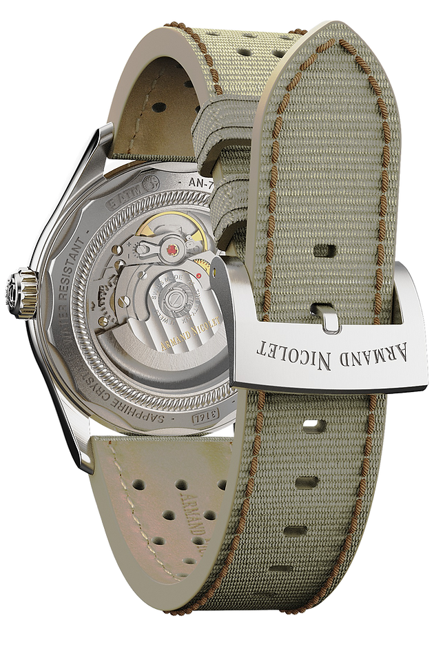 Armand Nicolet Men's Watch MM2 Date 41mm Green