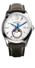 Armand Nicolet Men's Watch M02 Moonphase 41mm Black Silver