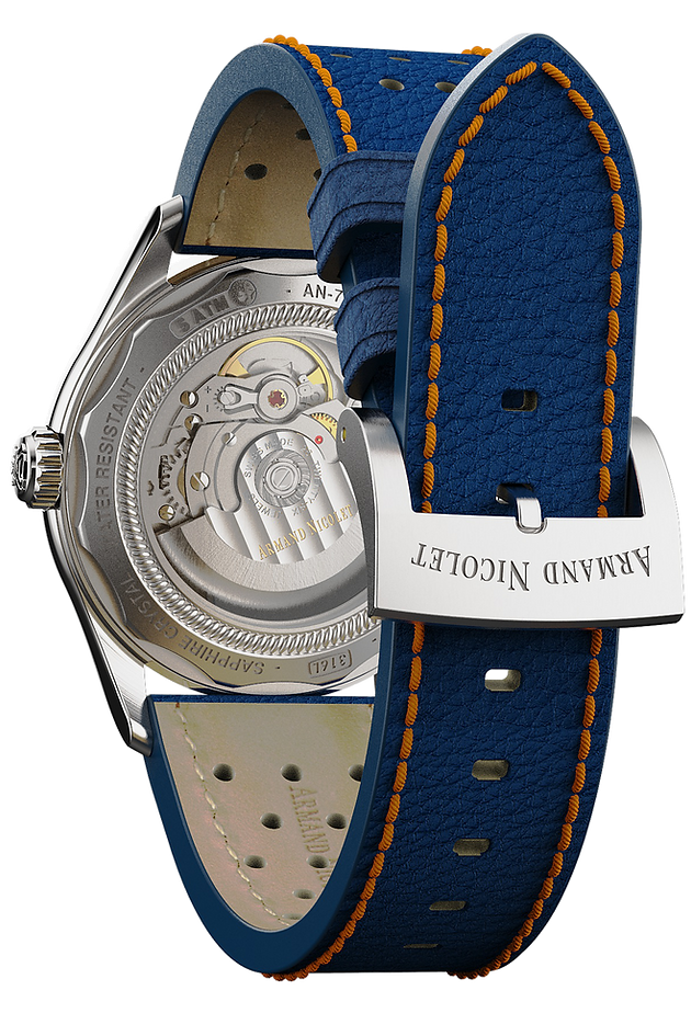 Armand Nicolet Men's Watch MM2 Date 41mm Blue
