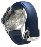 Armand Nicolet Men's Watch JS9 Date 44mm Blue Silver