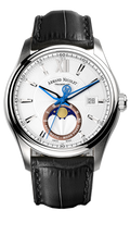 Armand Nicolet Men's Watch M02 Moonphase 41mm Black Silver