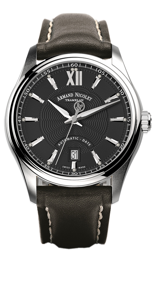 Armand Nicolet Men's Watch M02 Date 41mm Black
