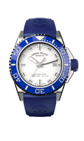 Armand Nicolet Men's Watch JS9 Date 41mm Blue Silver