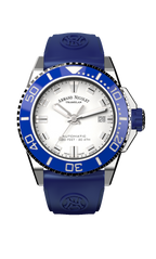 Armand Nicolet Men's Watch JS9 Date 41mm Blue Silver
