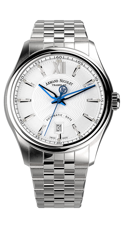 Armand Nicolet Men's Watch M02 Date 41mm Silver