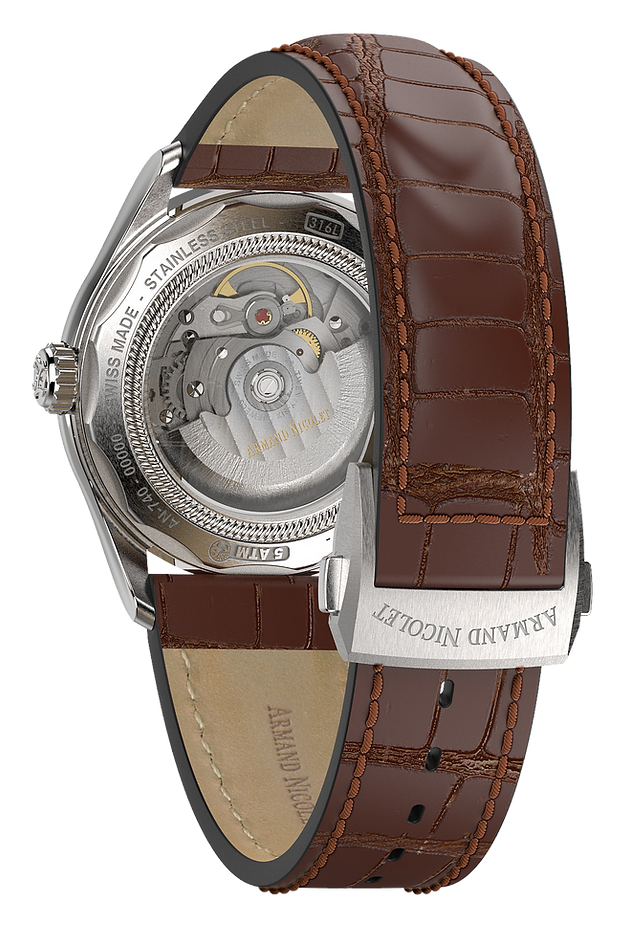 Armand Nicolet Men's Watch M02 Moonphase 41mm Silver