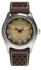 Armand Nicolet Men's Watch MM2 Date 41mm Beige Brown