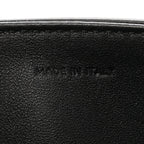 Shiny Calfskin Triomphe Chain Bag Black