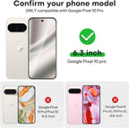 Entronix Clear Screen Protector Compatible with Pixel 10 Pro - 2-Piece Combo