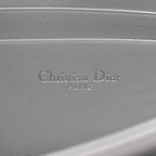 Iridescent Metallic Lambskin Cannage Mini My Dior Bag Silver
