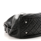 Calfskin Large Trianon Tote Black