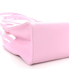 Vegan Leather Small Shopping Bag Bubblegum