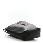 Lambskin Pochon Shoulder Bag Black