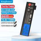 Kingsener 10.8V 6600mAh Laptop Battery Compatible with Lenovo ThinkPad T470, T480, T570, T580, P51S, P52S - Models 01AV427, 01AV428, 01AV423, SB10K97580, 61++