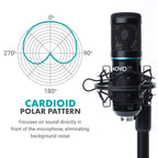Movo Podcast Equipment Bundle for iPhone 15 and up