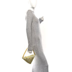 Satin Crystal Triangle Pouch Ananas