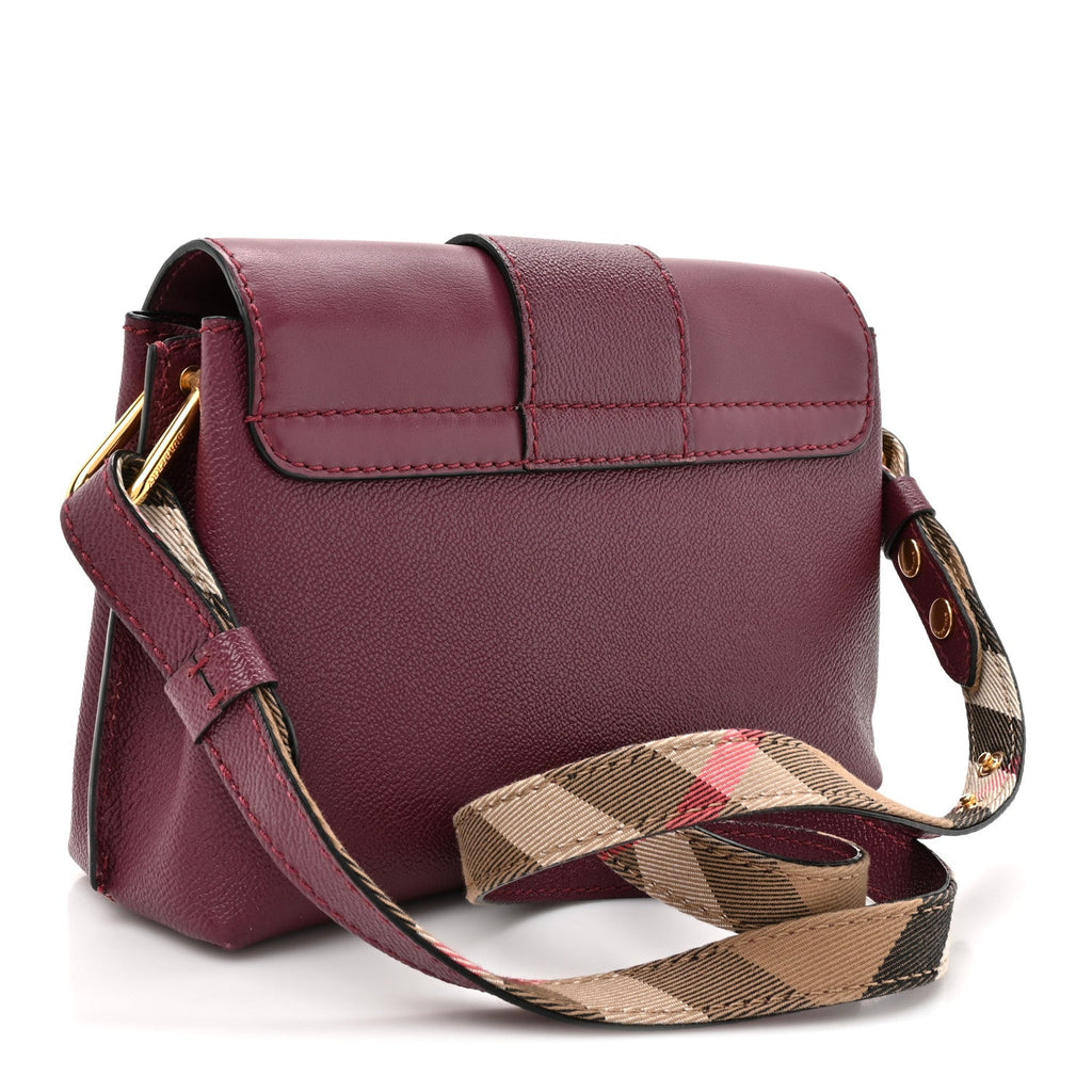 Soft Grain Calfskin Small Medley Crossbody Dark Plum