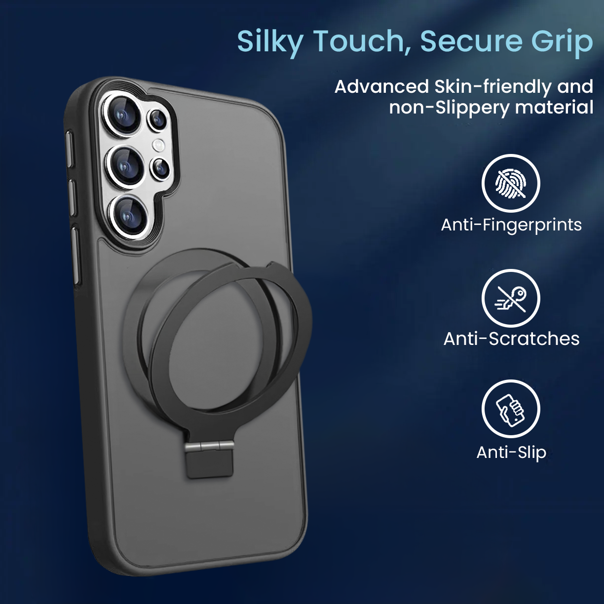 [DIS] Entronix [Magnetic] Case Compatible with Galaxy S26 Ultra - Translucent Frosted Matte Gripstand