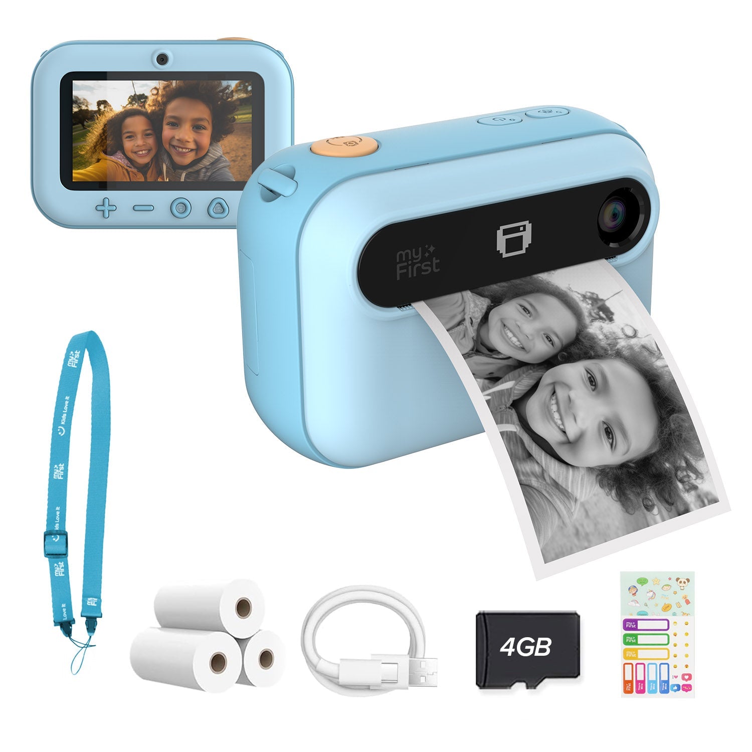 myFirst Camera Insta 20 - Instant Print Digital Camera for Kids (Cotton Candy Mix)