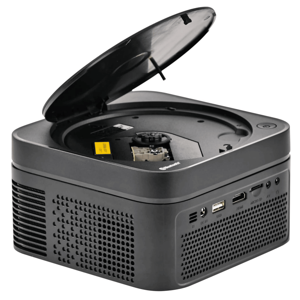 120" Home Theater LCD Projector with Built-In DVD Player
