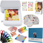 HP Sprocket Studio Plus 4x6” Instant Photo Printer, Photo Album & Accessories Bundle