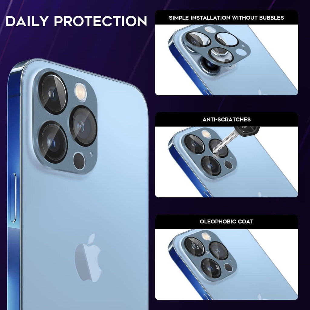 SAHARA - ZeroDamage Camera Lens Protector (2-Pack) - iPhone 13 Pro and iPhone 13 Pro Max