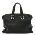 Vitello Dolce Marmol Large Chameleon Tote Black