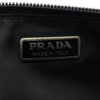 Tessuto Nylon Pochette Bag Black